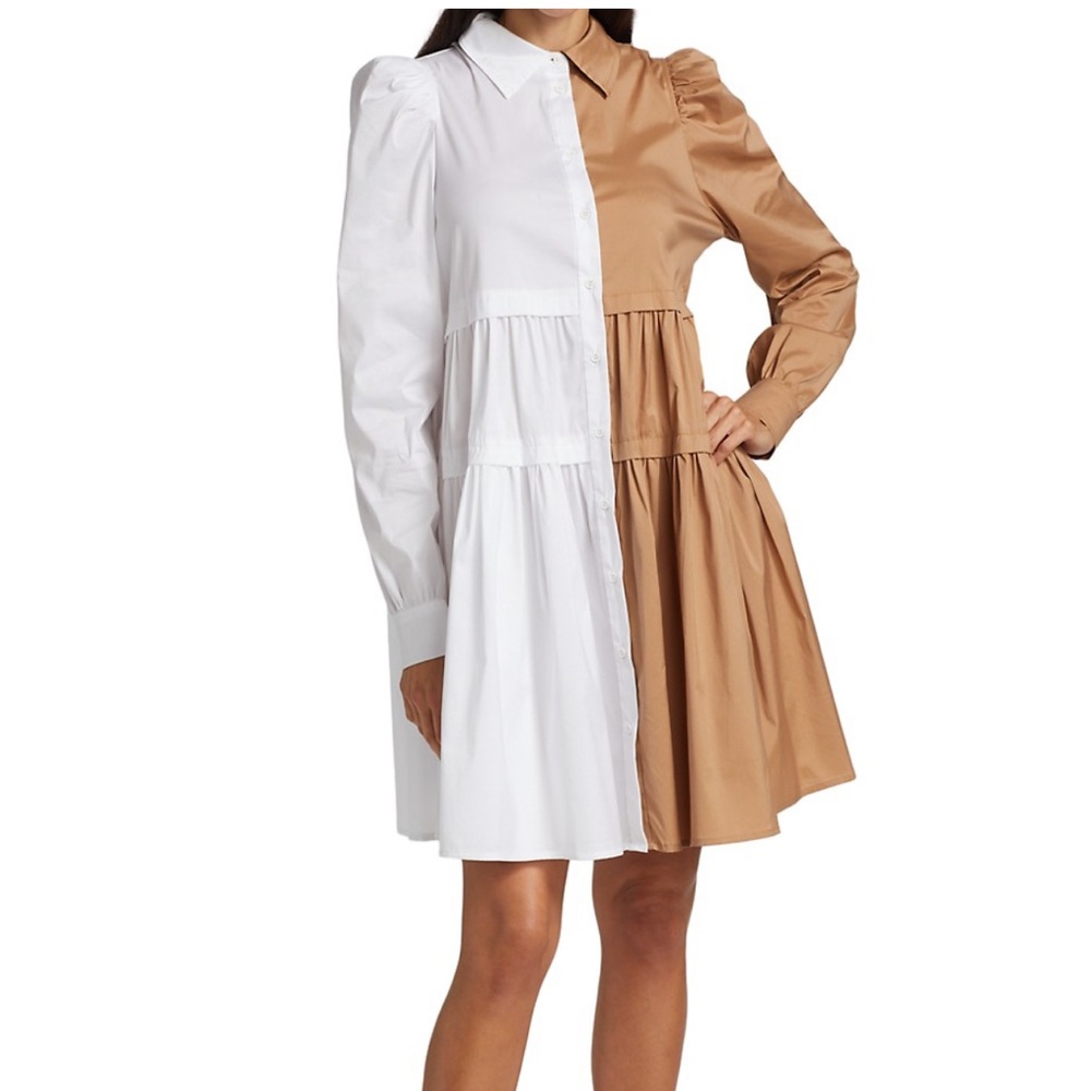 MUNTHE
Tyrone Two-Tone A-Line Shirtdress